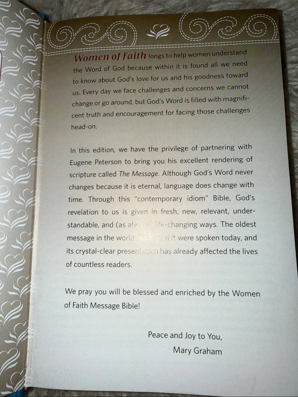 Women of Faith the message devotions book